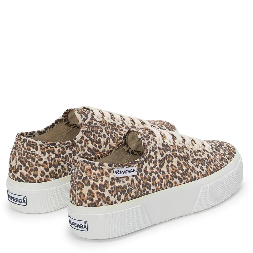 Superga 2740 Leopard Print Trainer - Image 2