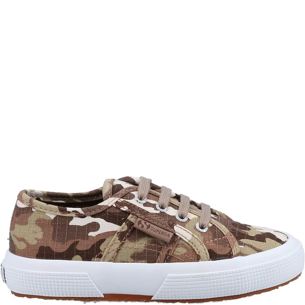 Superga 2750 Kids Camo Ripstop Trainer - Image 4