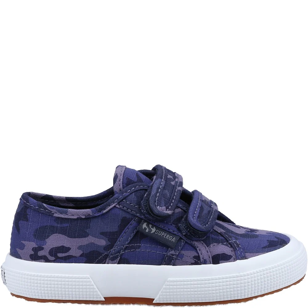 Superga 2750 Kids Straps Camo Ripstop Trainer - Image 4