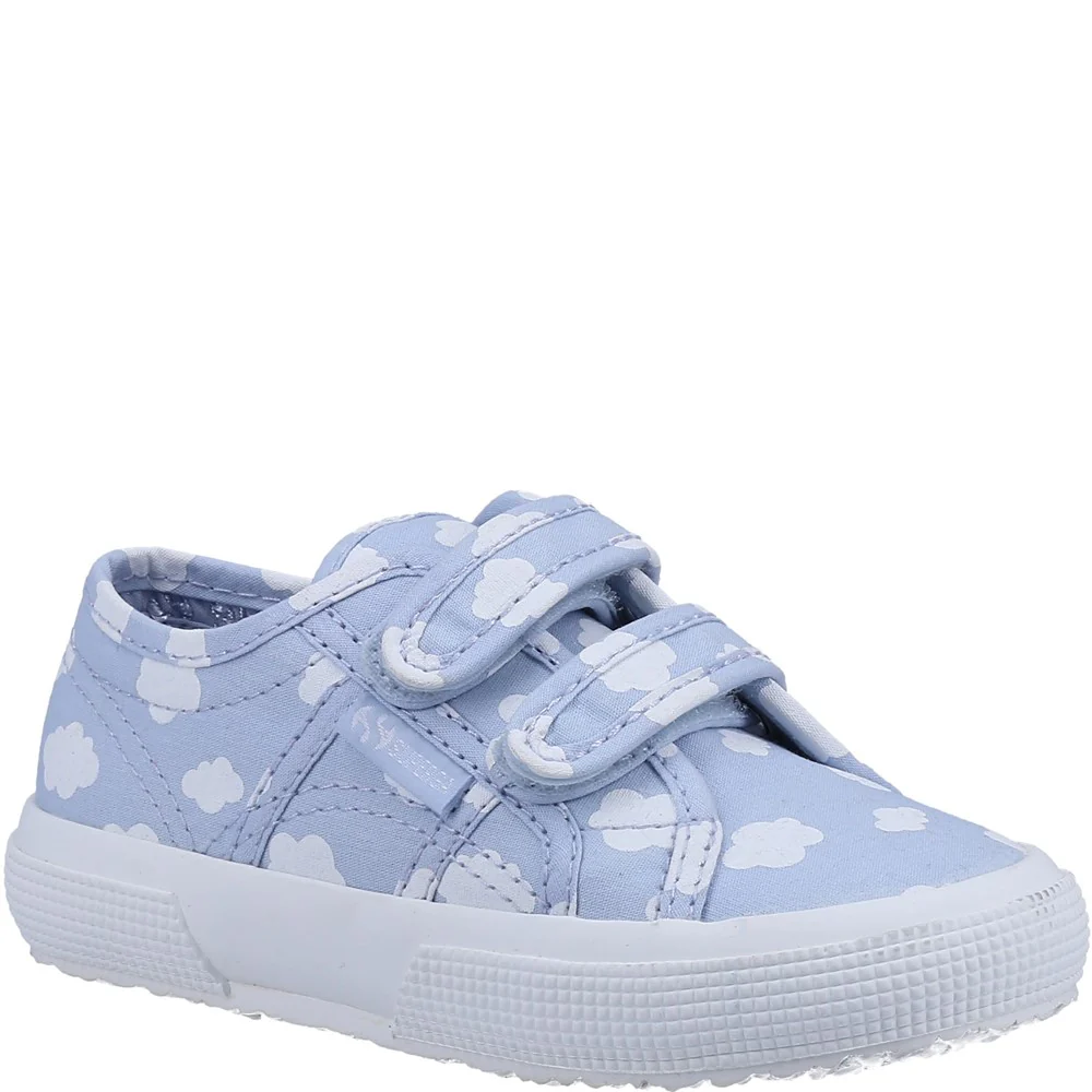 Superga 2750 Kids Straps Cloud Print Trainer
