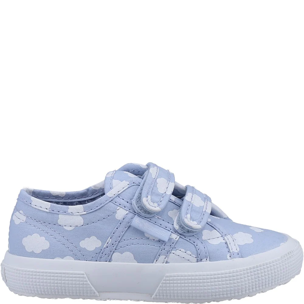 Superga 2750 Kids Straps Cloud Print Trainer - Image 4