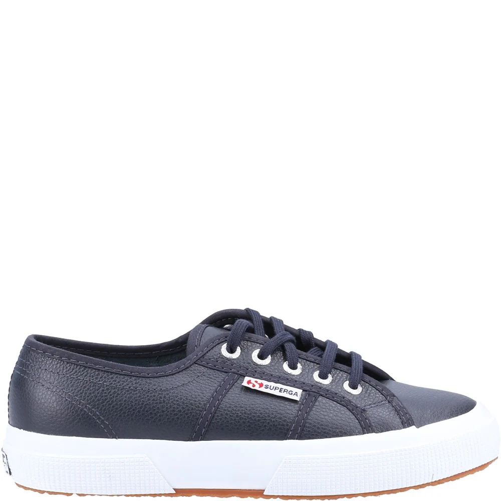 Superga 2750 Tumbled Leather Shoe - Image 4