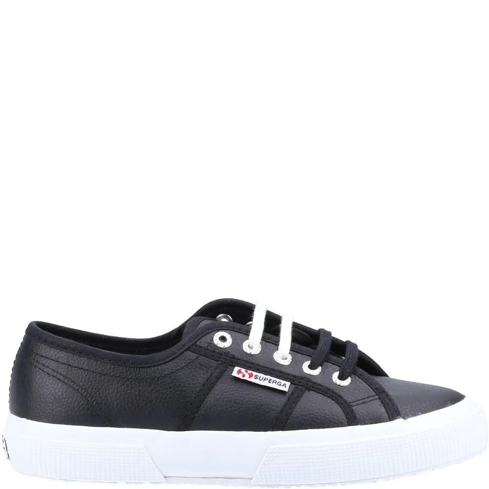 Superga 2750 Tumbled Leather Shoe - Image 4