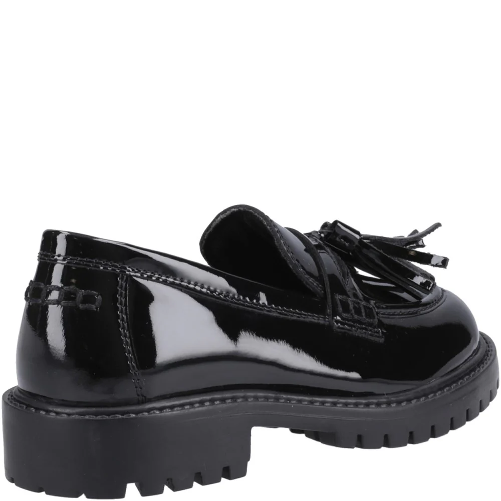 Hush Puppies Abigail Patent XL Senior School Shoes - Image 2