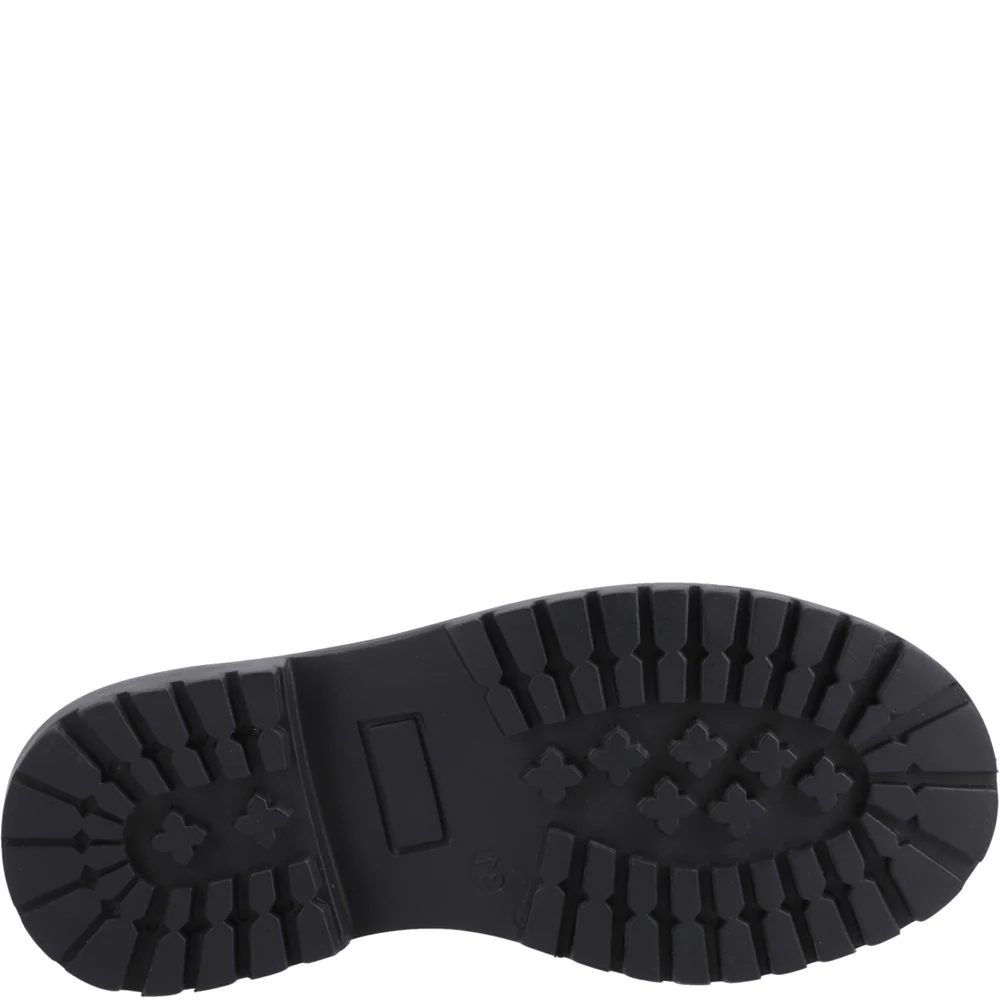 Hush Puppies Abigail Patent XL Senior School Shoes - Image 3