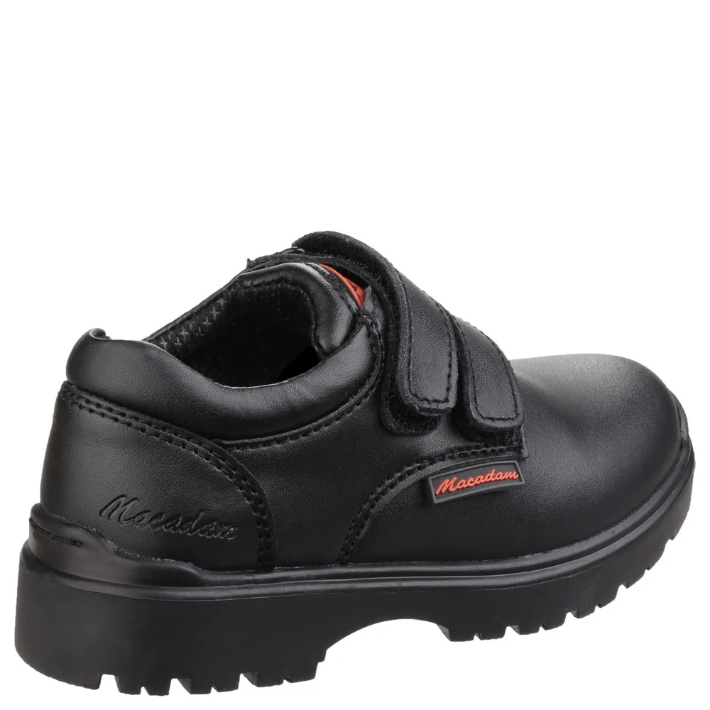 US Brass Alfie Twin Touch Fastening Infant Boys School Shoes - Image 2