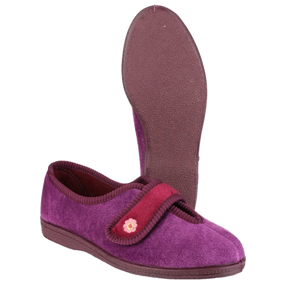 Mirak Andrea Touch Fastening Slipper - Image 3