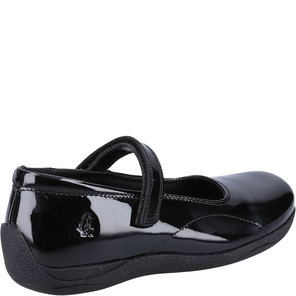 Hush Puppies Aria Patent Junior School Shoes - Image 2