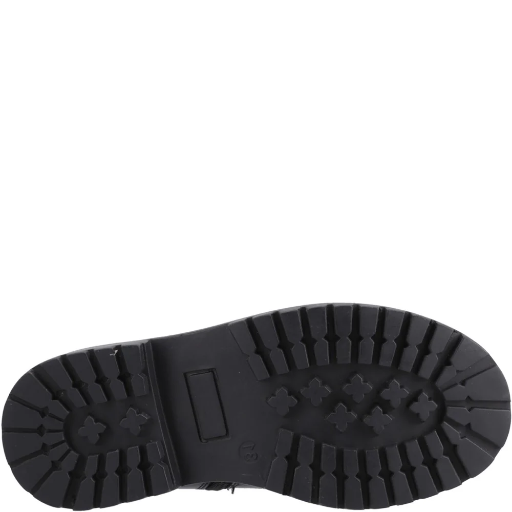 Hush Puppies Ariella Chelsea Patent Junior School Shoes - Image 3