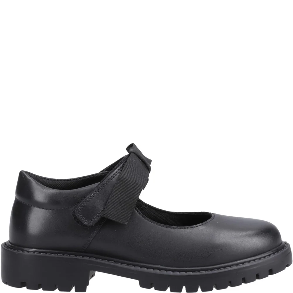 Hush Puppies Astrid Bow XL Senior School Shoes - Image 5