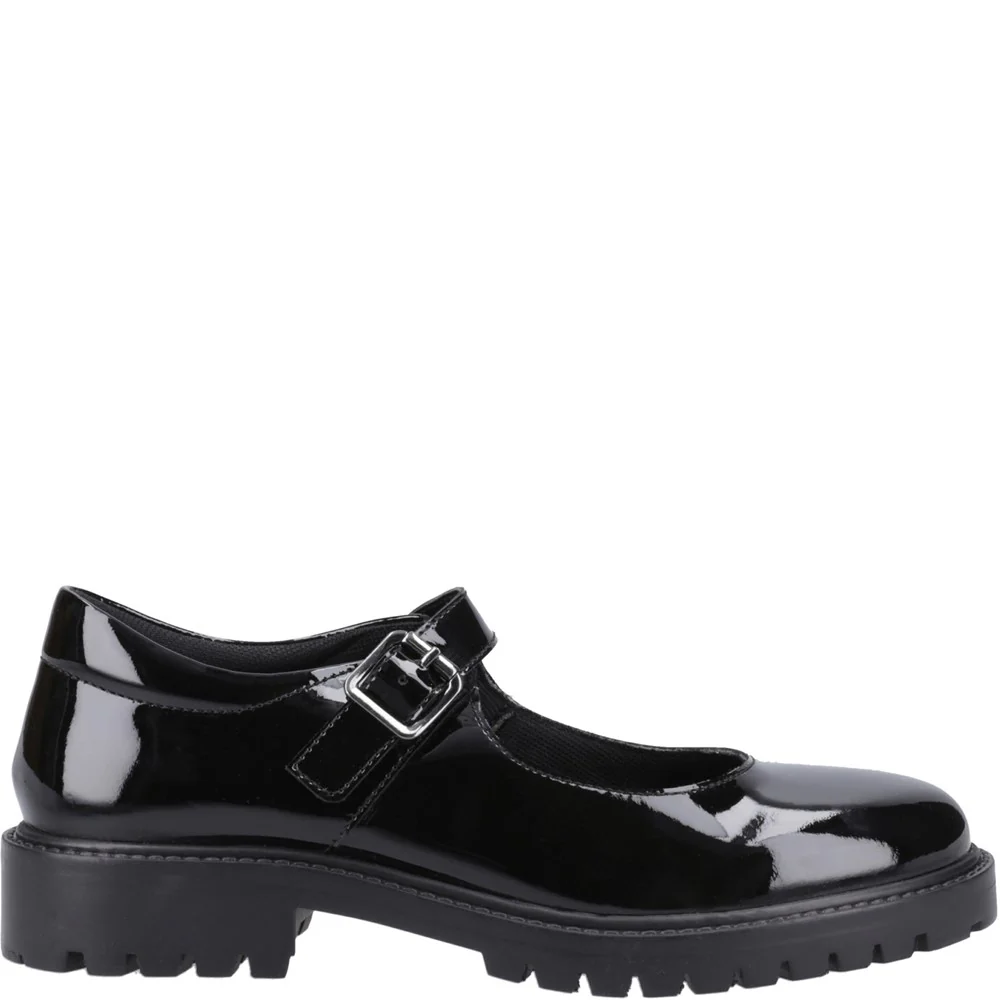 Hush Puppies Aurora Patent Senior School Shoes - Image 5