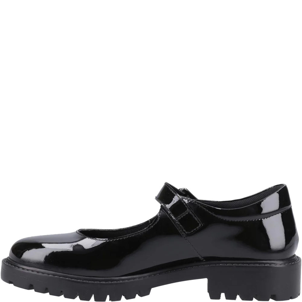 Hush Puppies Aurora XL Patent Senior School Shoes - Image 4