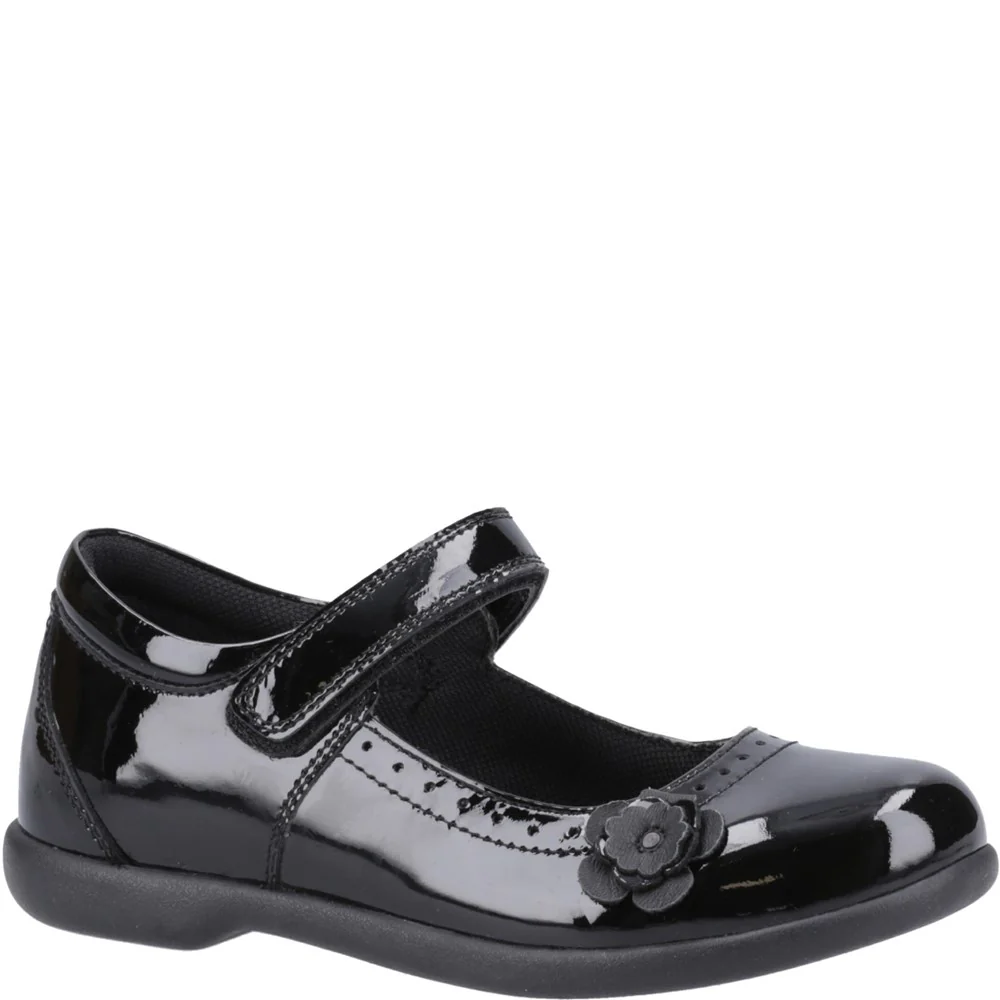 Hush Puppies Bethany Patent Junior School Shoes