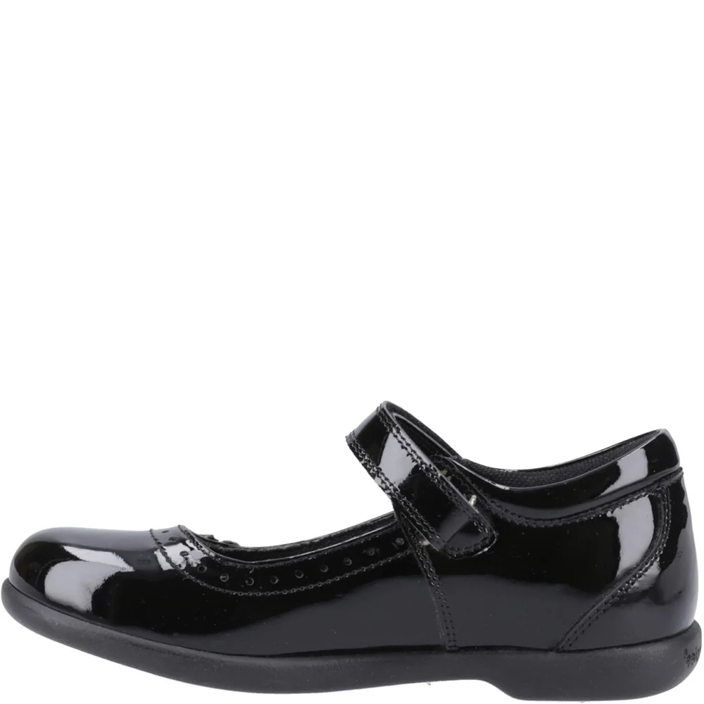 Hush Puppies Bethany XL Patent Senior School Shoes - Image 4