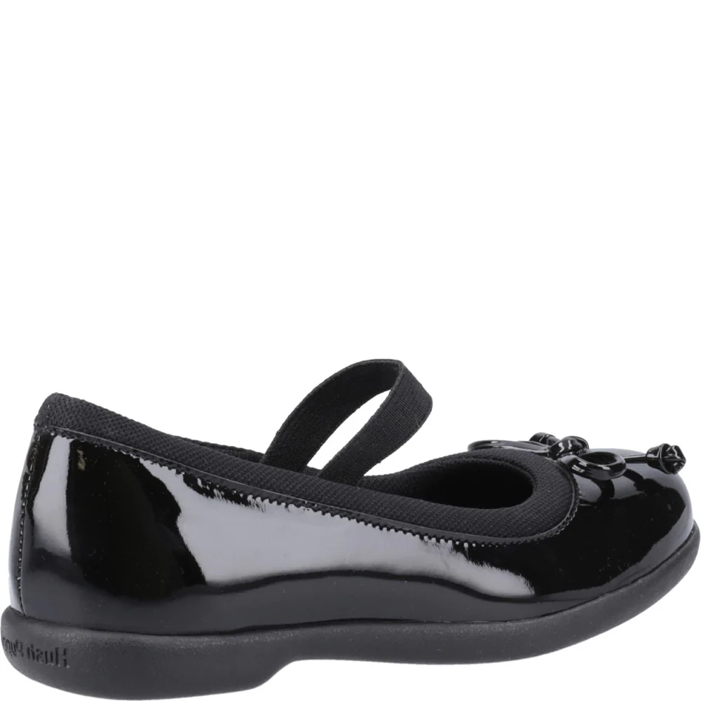 Hush Puppies Betty Patent Junior School Shoes - Image 2