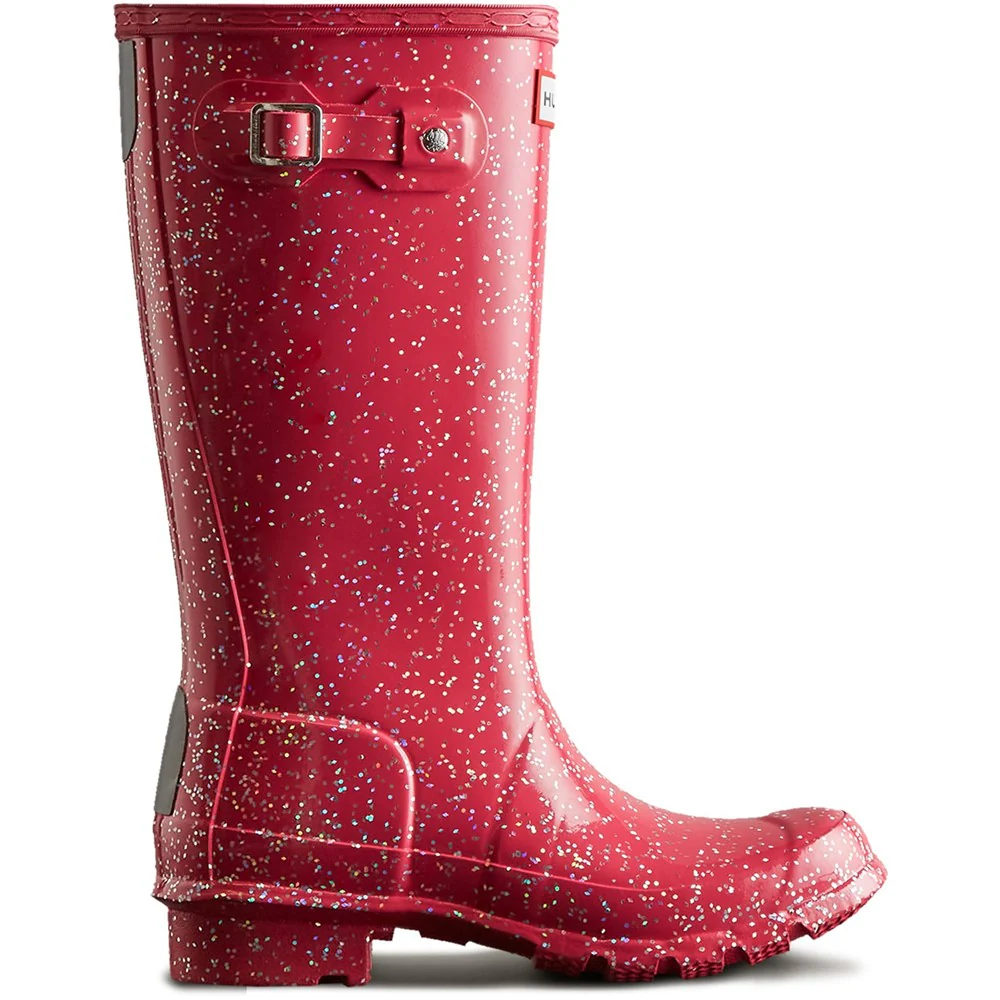 Hunter Big Kids Giant Glitter Wellington Boots - Image 4