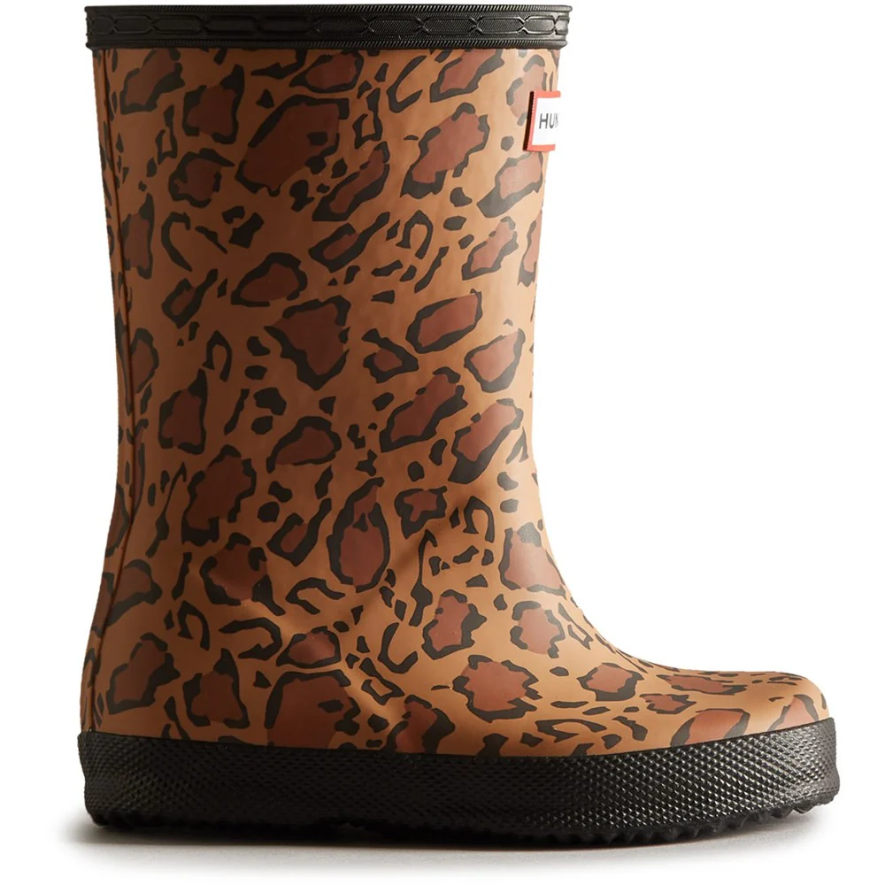 Hunter Big Kids Original Leopard Print Boot - Image 4