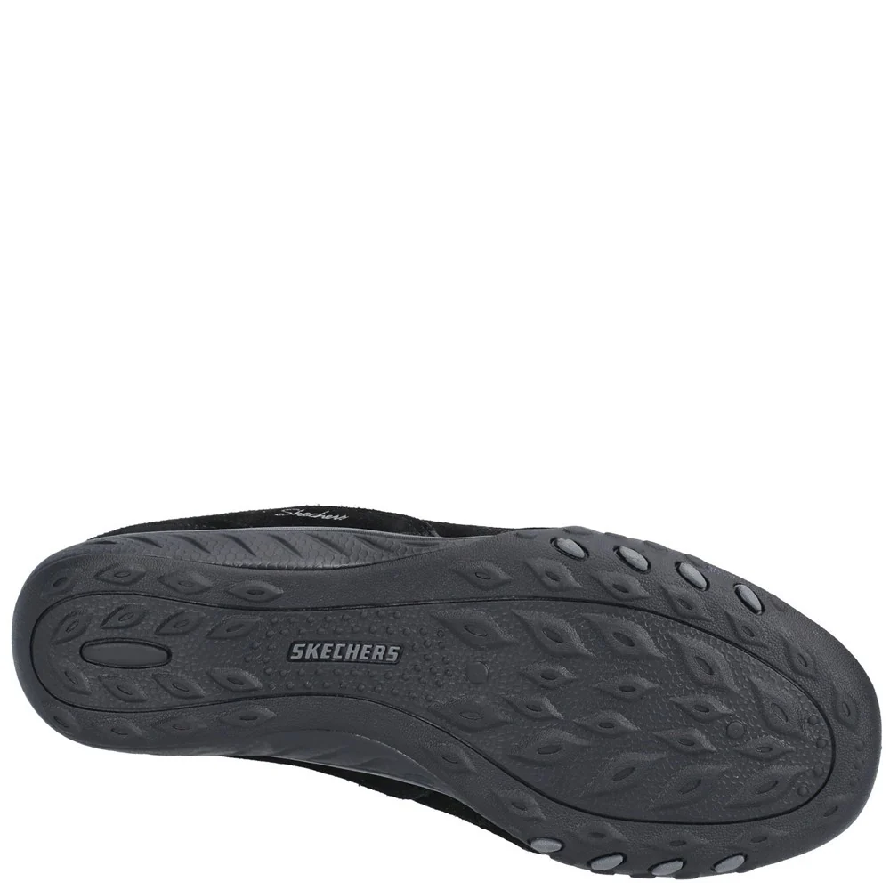 Skechers Breathe-Easy-Weekend Wishes Suede & Mesh Lace Up Trainer - Image 3