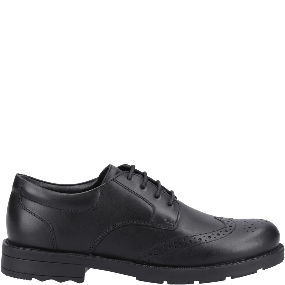 Hush Puppies Brian Junior School Shoes - Image 5