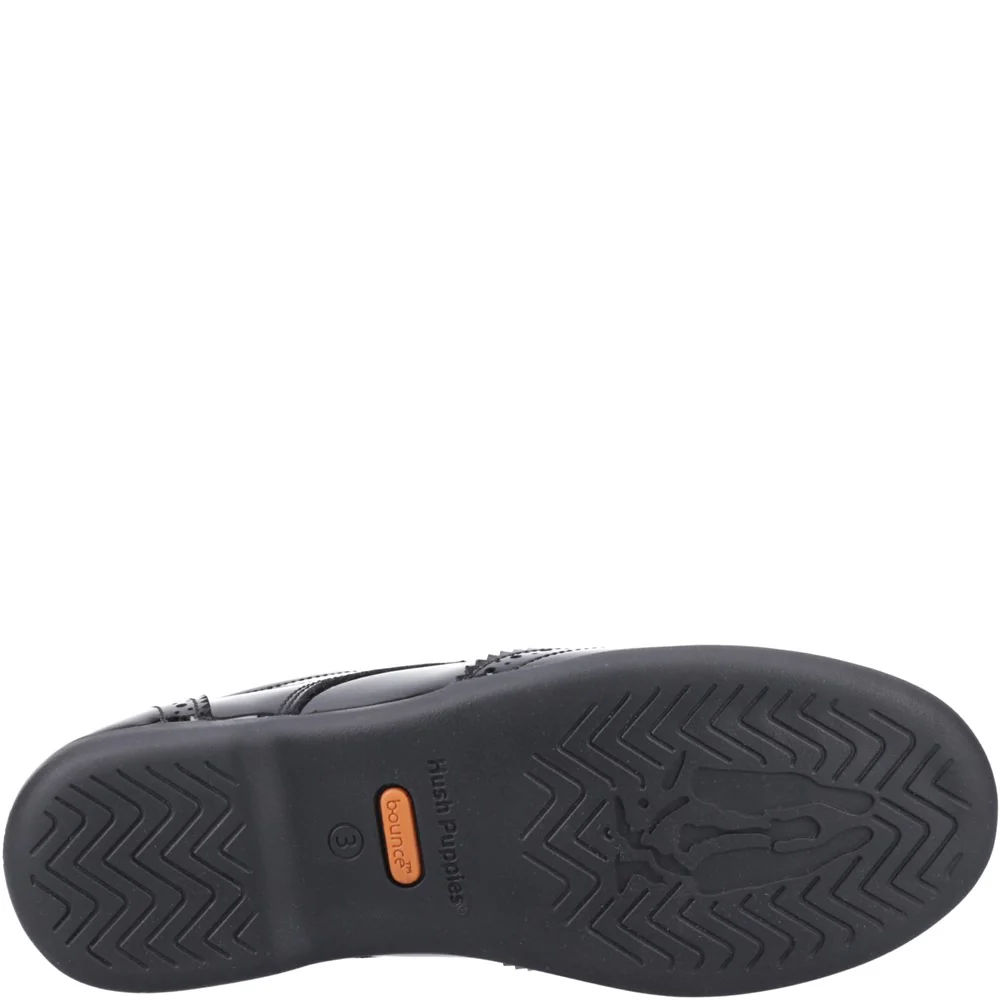 Hush Puppies Bridget Patent Senior School Shoes - Image 3