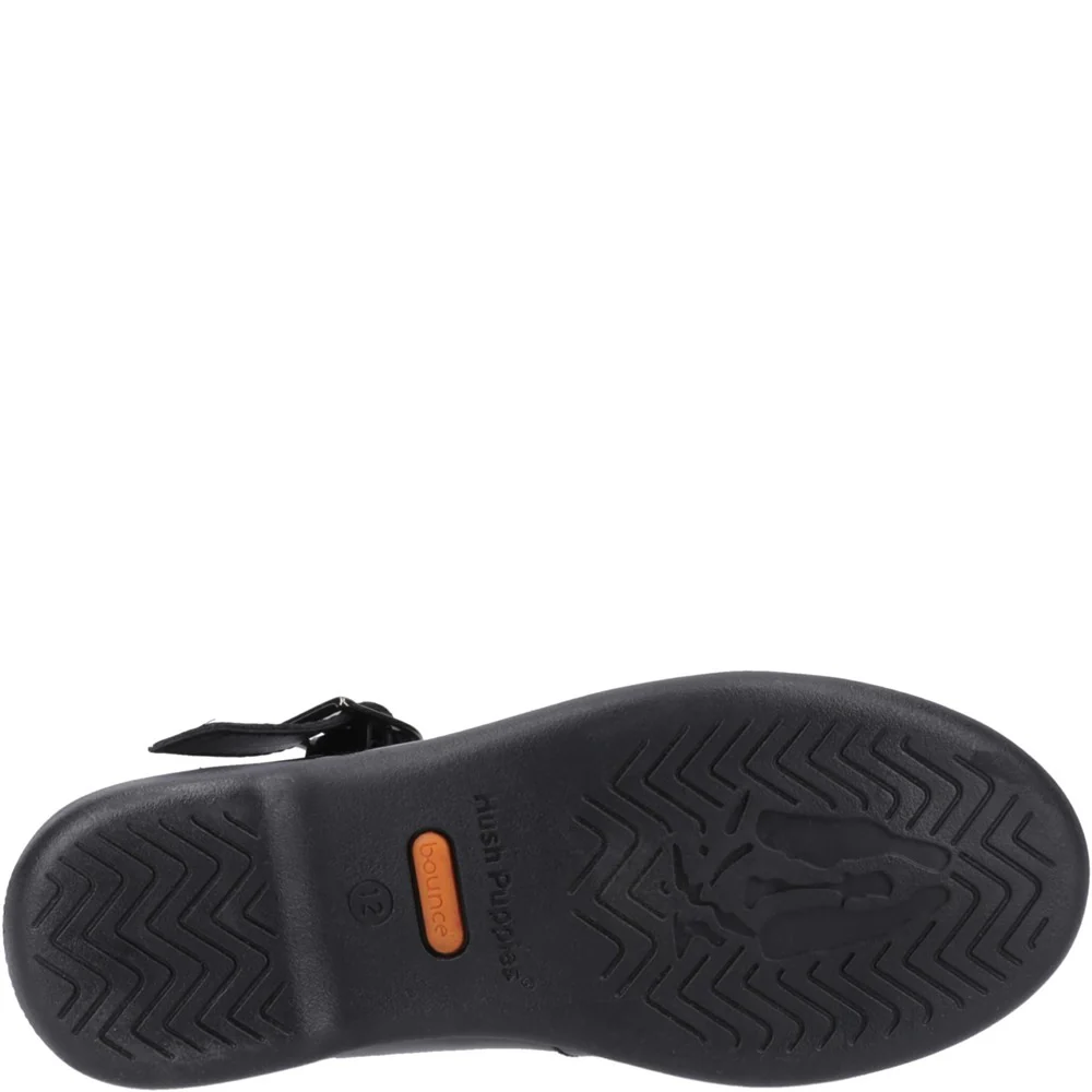 Hush Puppies Britney Patent Junior School Shoes - Image 3
