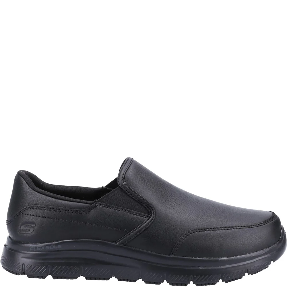 Skechers Workwear Bronwood Wide Slip Resistant Occupational Shoe - Image 4