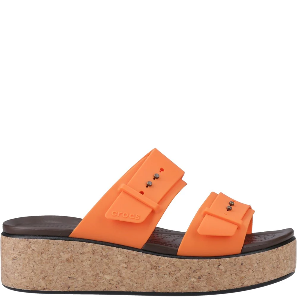 Crocs Brooklyn Buckle Low Wedge - Image 5