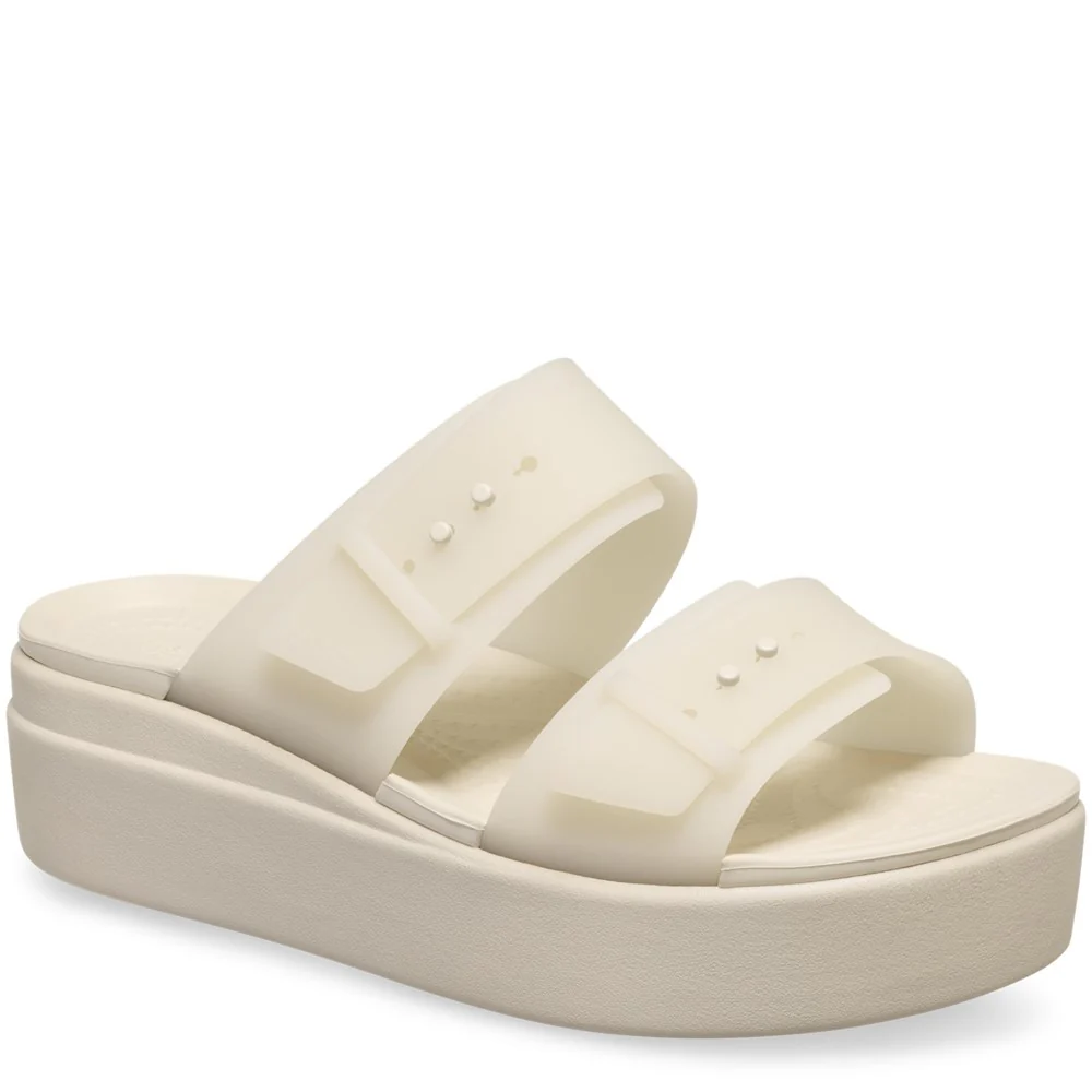 Crocs Brooklyn Buckle Low Wedge