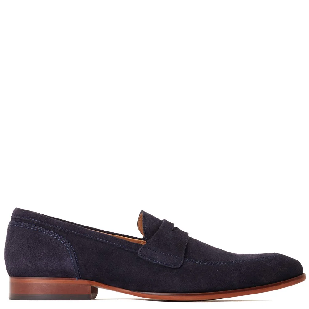 Base London Bruno Suede Penny Loafers - Image 5