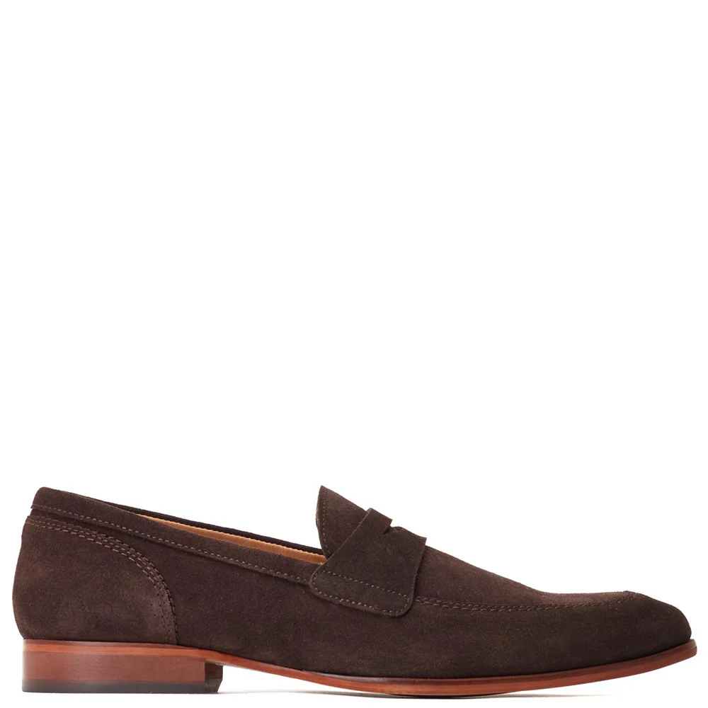 Base London Bruno Suede Penny Loafers - Image 5