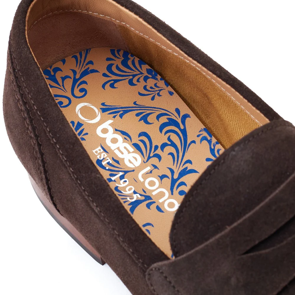 Base London Bruno Suede Penny Loafers - Image 7