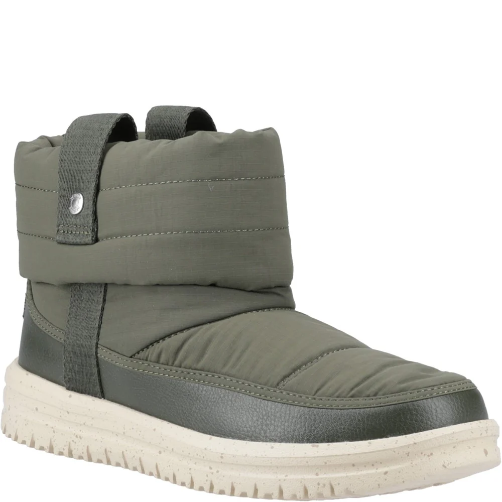 HEYDUDE Camden Cuff Nylon Quilt Boot