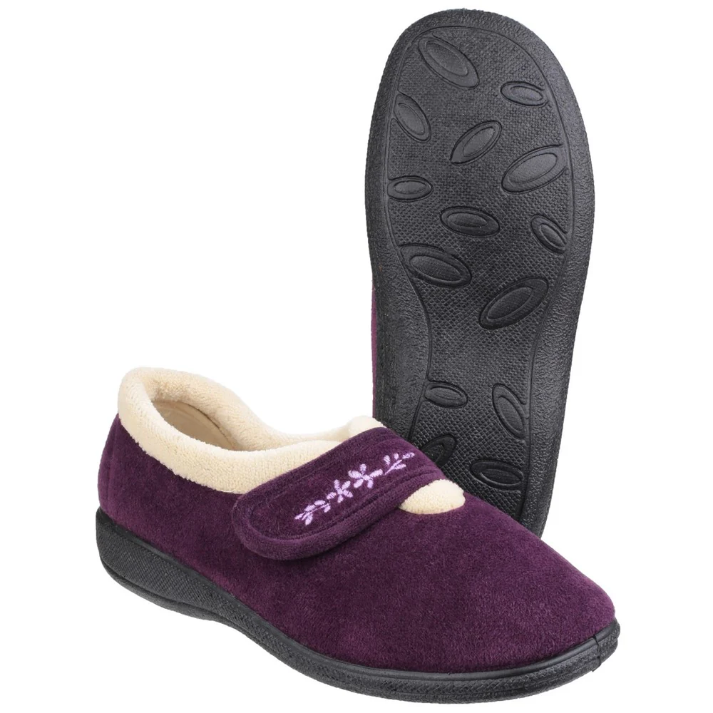 Fleet & Foster Capa Touch Fastening Memory Foam Slipper - Image 3