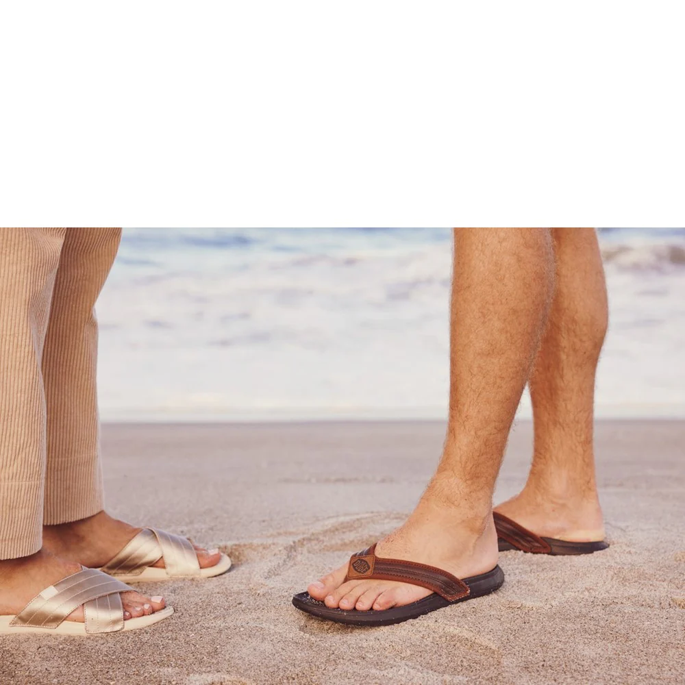 HEYDUDE Christi Slide Distressed Sandal - Image 6