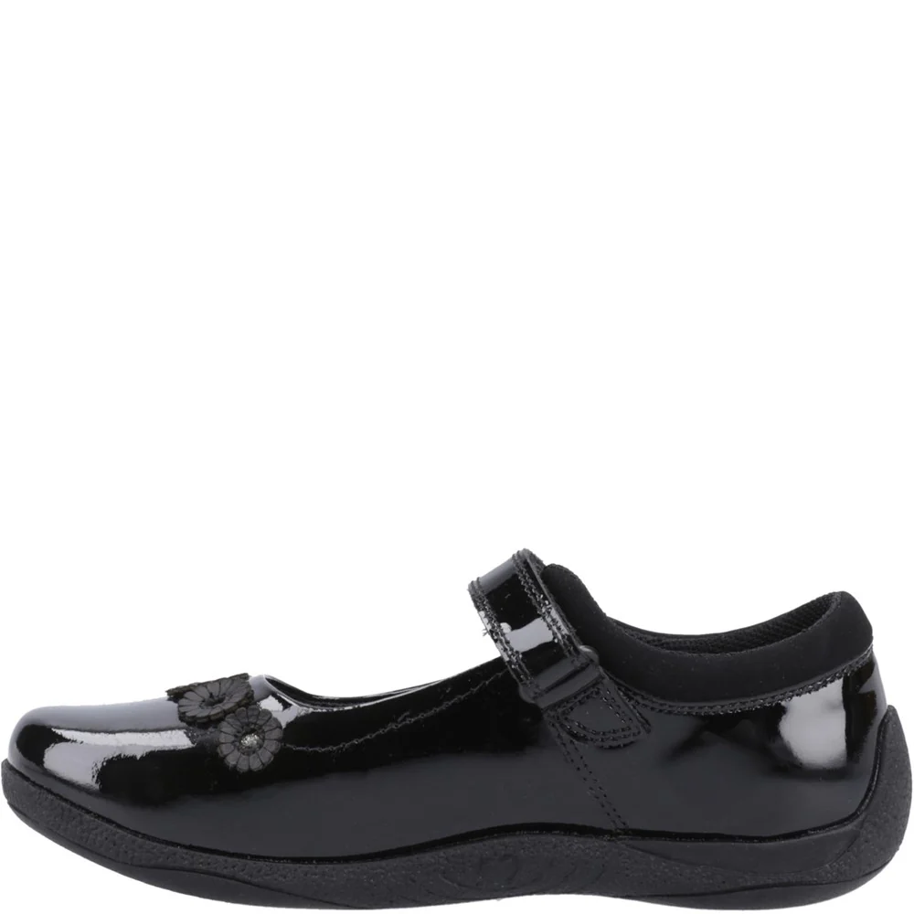 Hush Puppies Christina Patent Senior School Shoes - Image 4