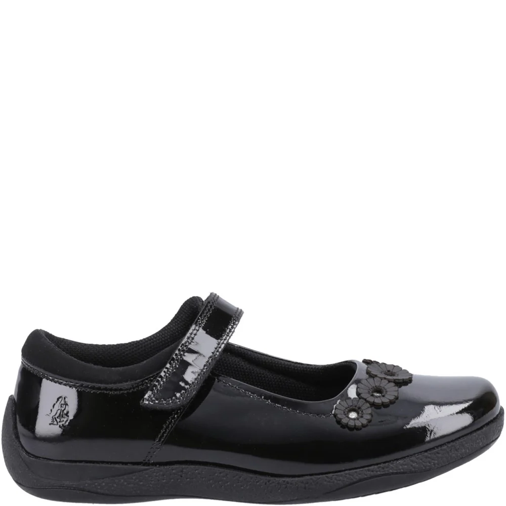 Hush Puppies Christina XL Patent Senior School Shoes - Image 5