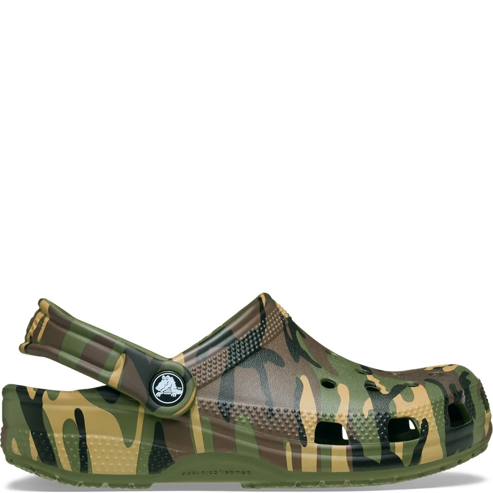 Crocs Kids Classic Camouflage Clog - Image 7