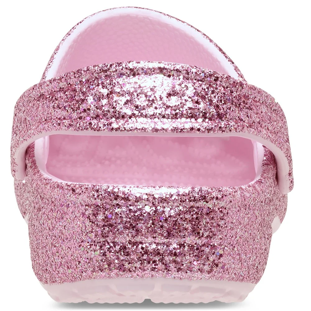 Crocs Kids Classic Chunky Glitter Clogs - Image 2