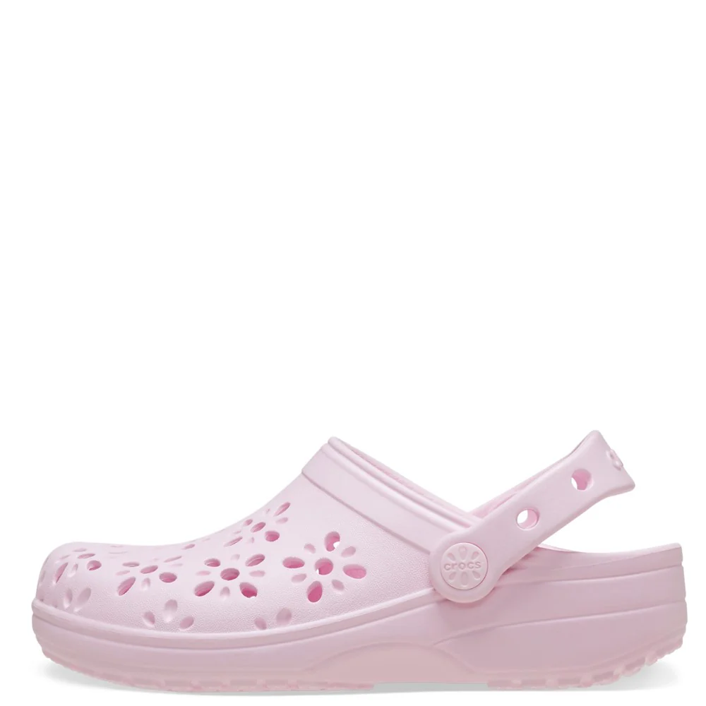 Crocs Kids Classic Floral Cut Out Clog - Image 6