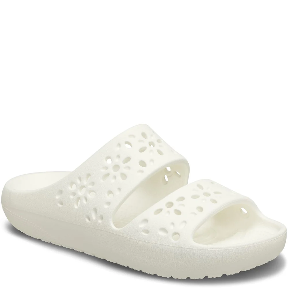 Crocs Unisex Classic Floral Cut Out Sandal