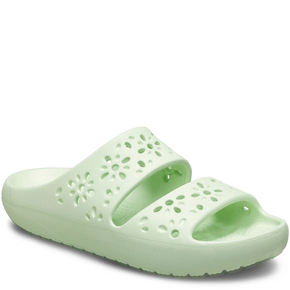 Crocs Unisex Classic Floral Cut Out Sandal