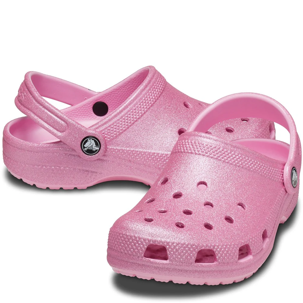 Crocs Kids Classic Glitter Clog - Image 3