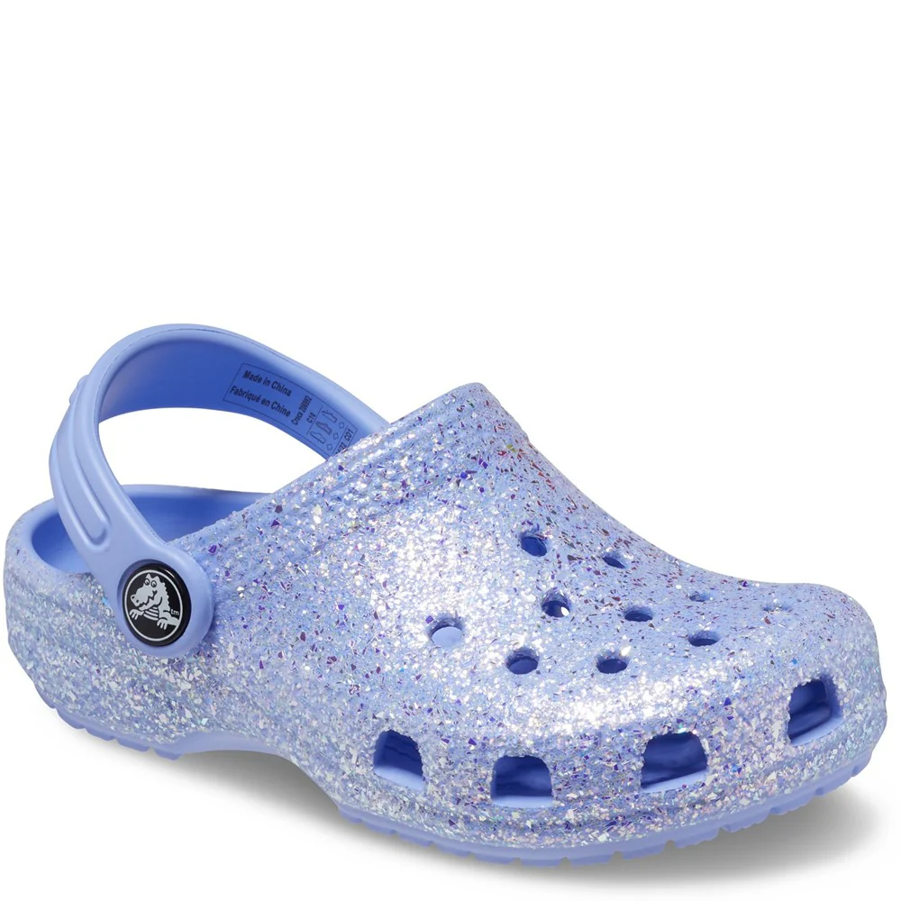 Crocs Toddler Classic Glitter Clog