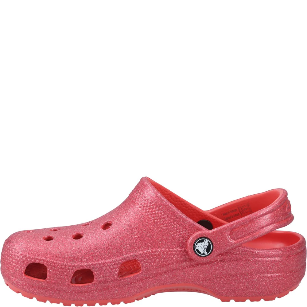 Crocs Unisex Classic Glitter Clog - Image 6