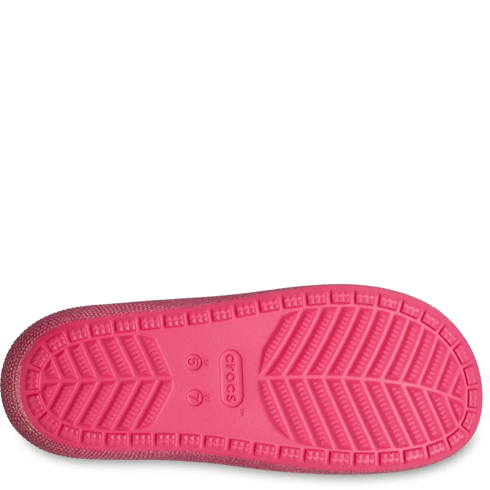 Crocs Unisex Classic Iridescent Glitter Sandal - Image 4