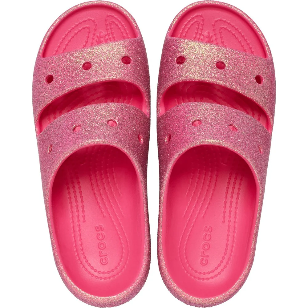 Crocs Unisex Classic Iridescent Glitter Sandal - Image 5