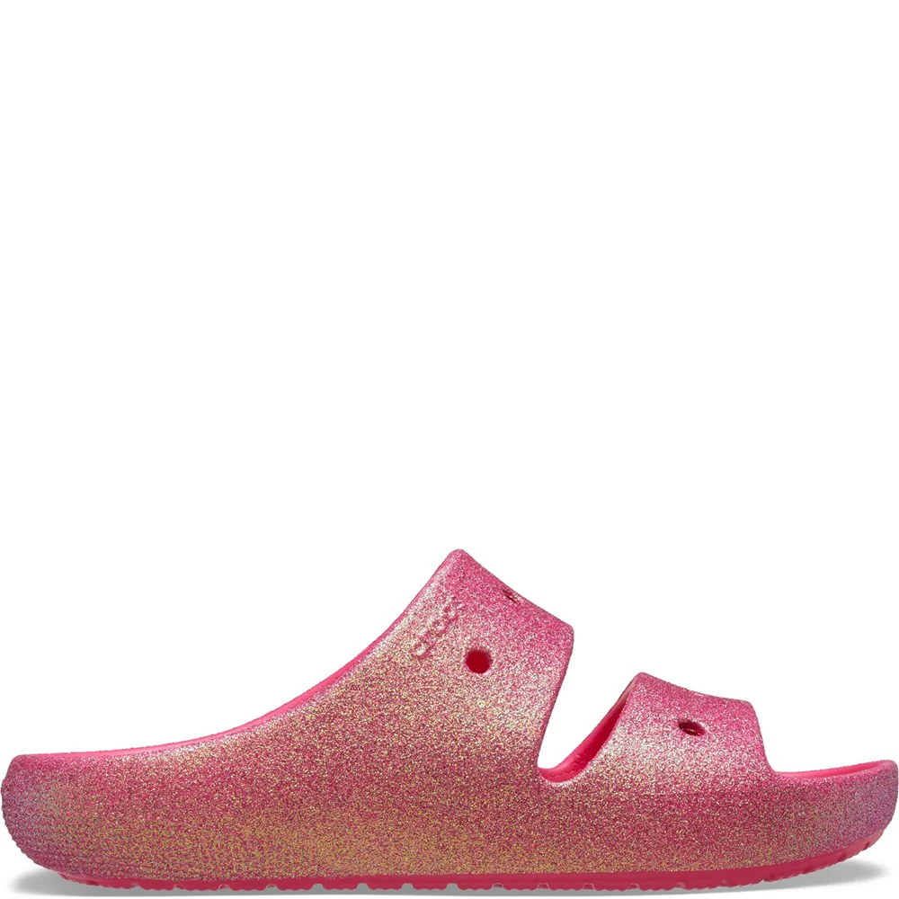 Crocs Unisex Classic Iridescent Glitter Sandal - Image 7