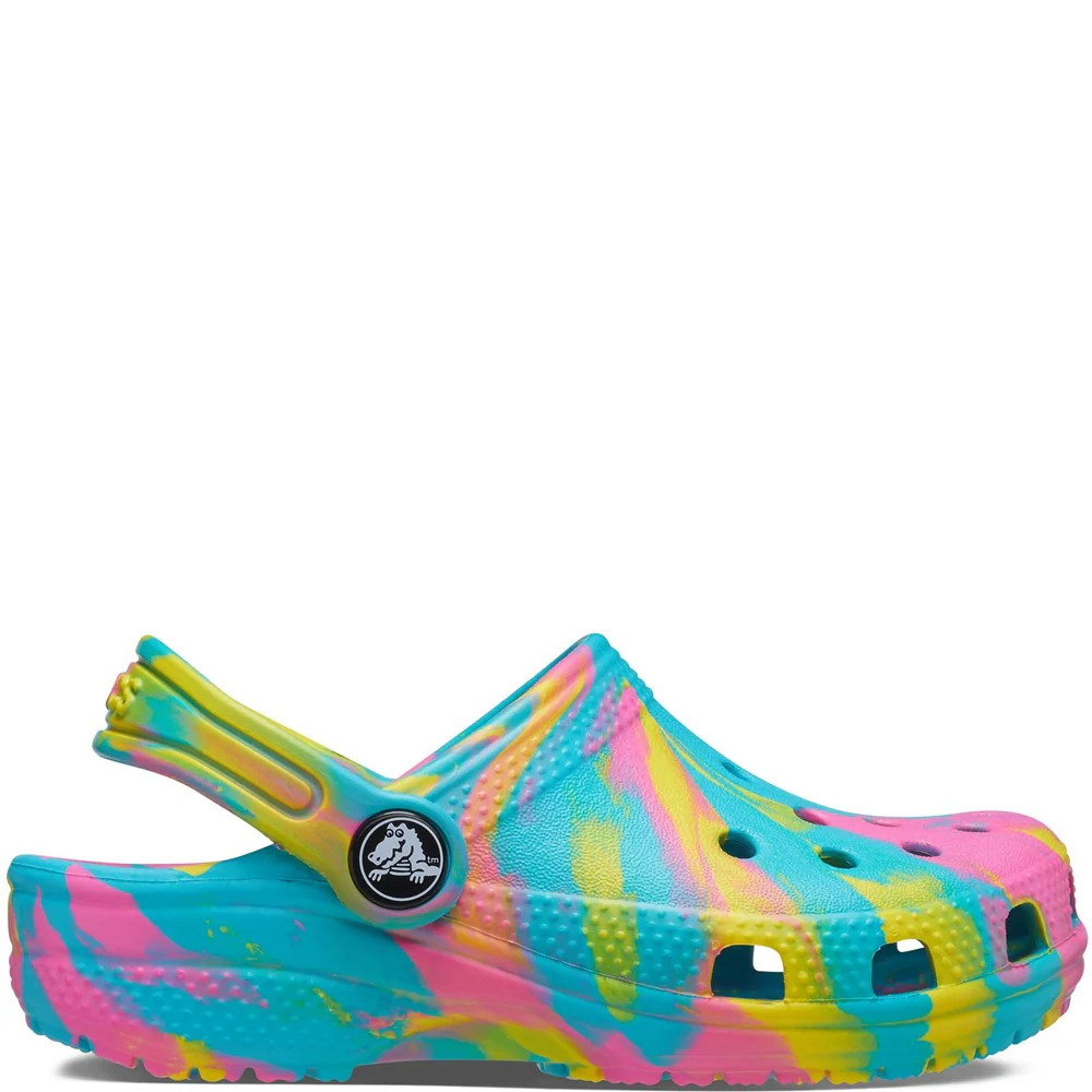 Crocs Toddler Classic Marbled Clog - Image 4