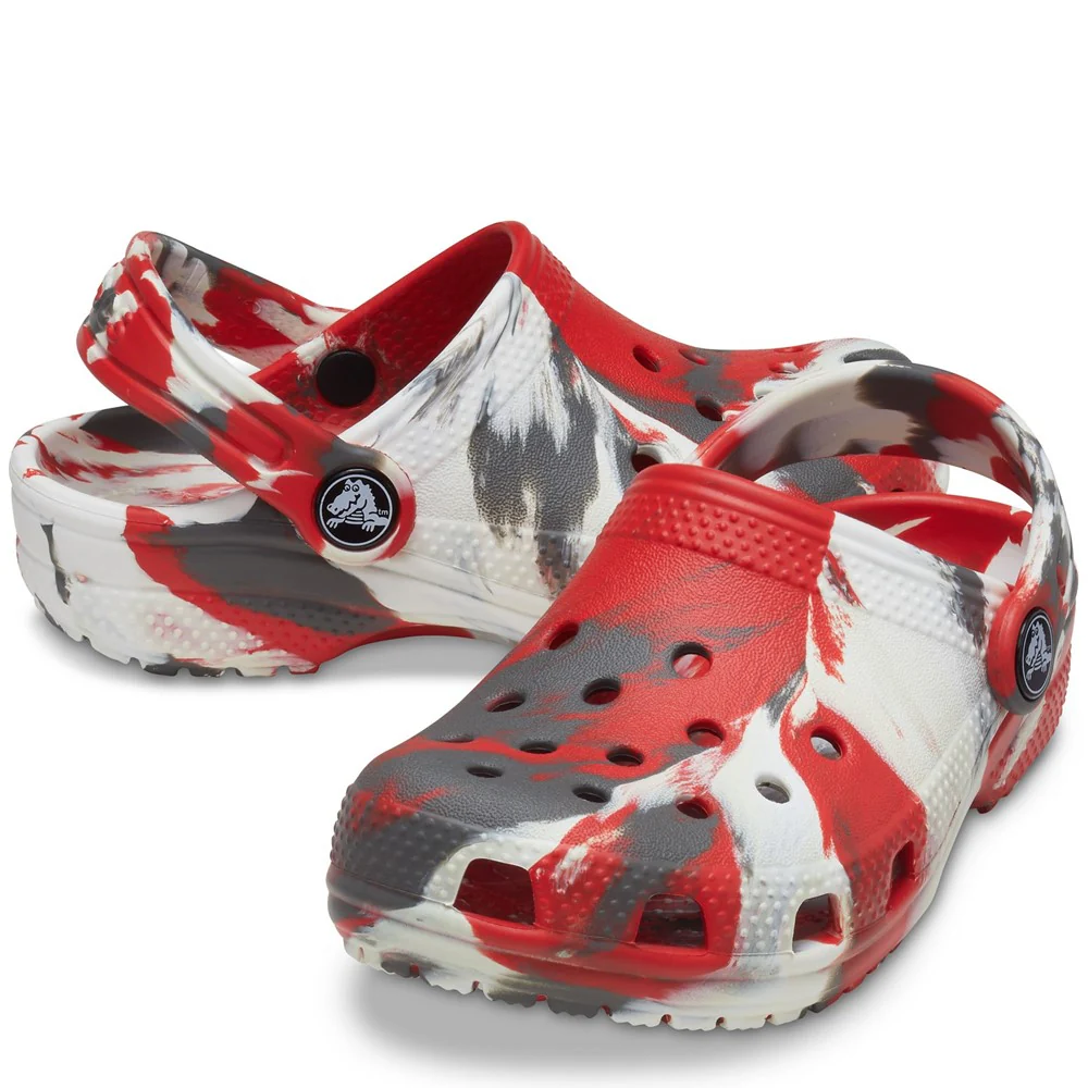 Crocs Kids Classic Marbled Clog - Image 2
