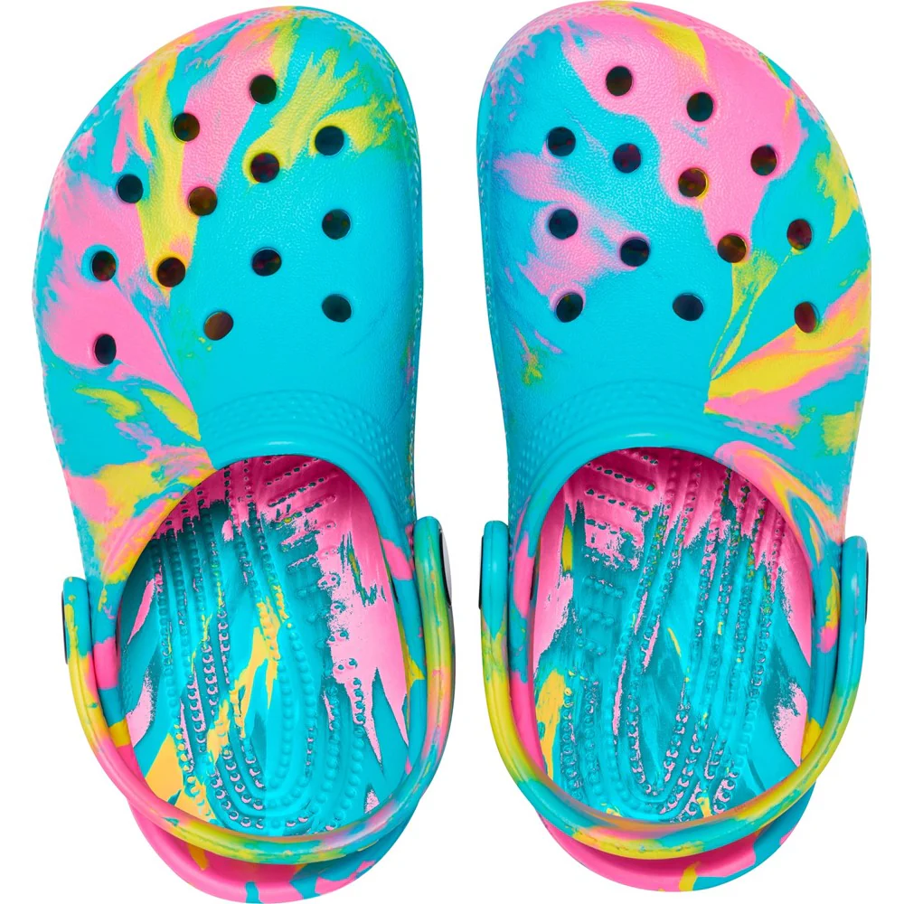 Crocs Kids Classic Marbled Clog - Image 6